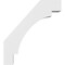 Ekena Millwork 5 1/2-in. W x 32-in. D x 36-in. H Merced Architectural Grade PVC Knee Brace BRCP055X32X36MRC - alternate 6
